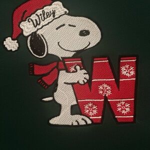 Snoopy Holiday Patch Green Women's Jacket